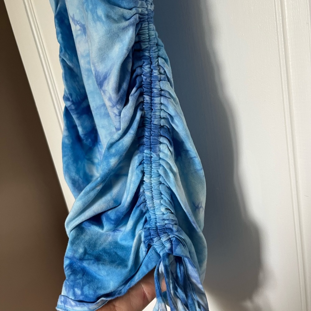 Adjustable Ruched Side Mini Dress - Picture 4 of 5